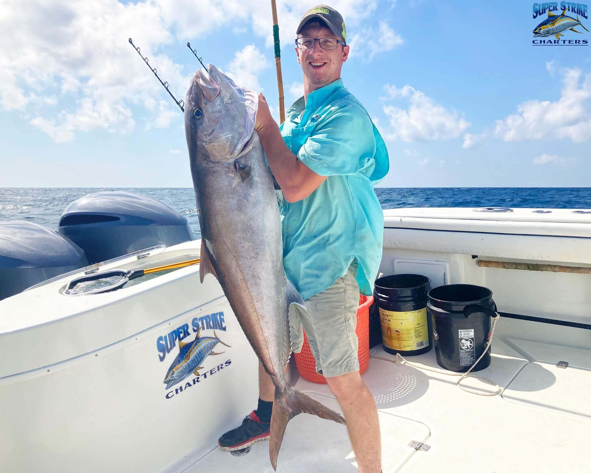 Catch Amberjack on deep sea fishing charter in Venice, Louisiana