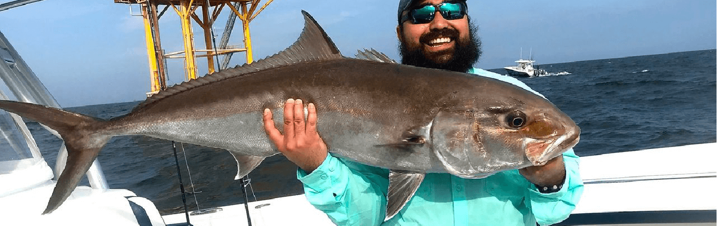 Cobia deep sea charter fishing trips in Venice, Louisiana